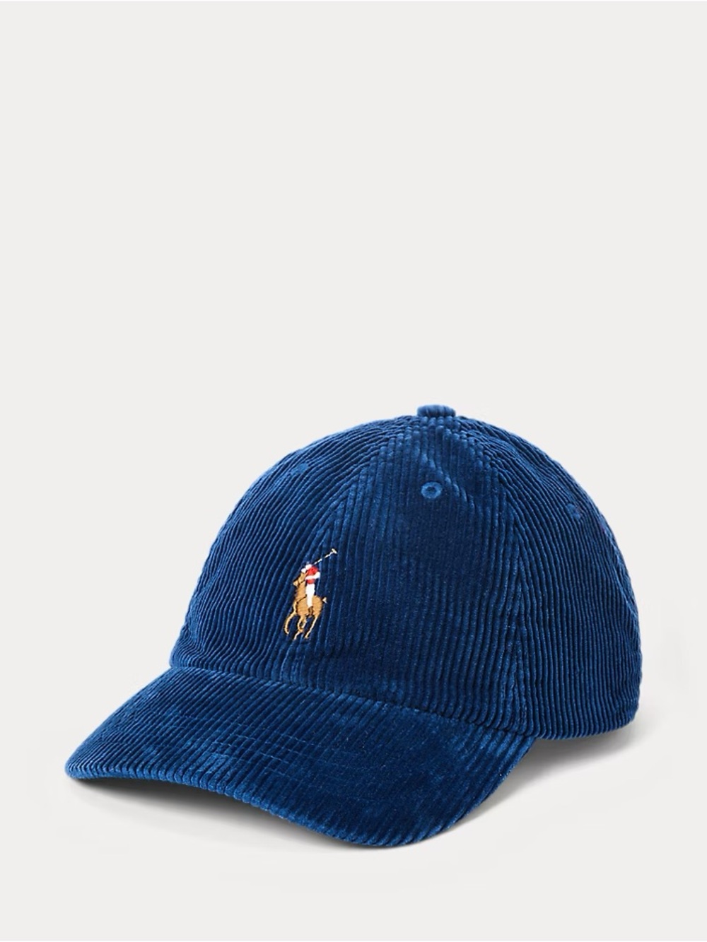 Polo by Ralph Lauren Blue Corduroy Baseball Cap - Unisex
